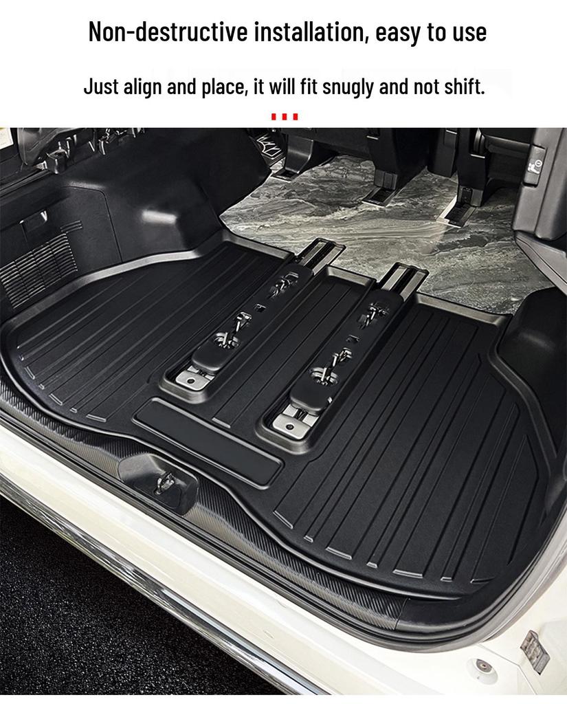 Waterproof 3D Trunk Mat for 06-23 Prius 50 Series - TPE Rear Trunk Mat