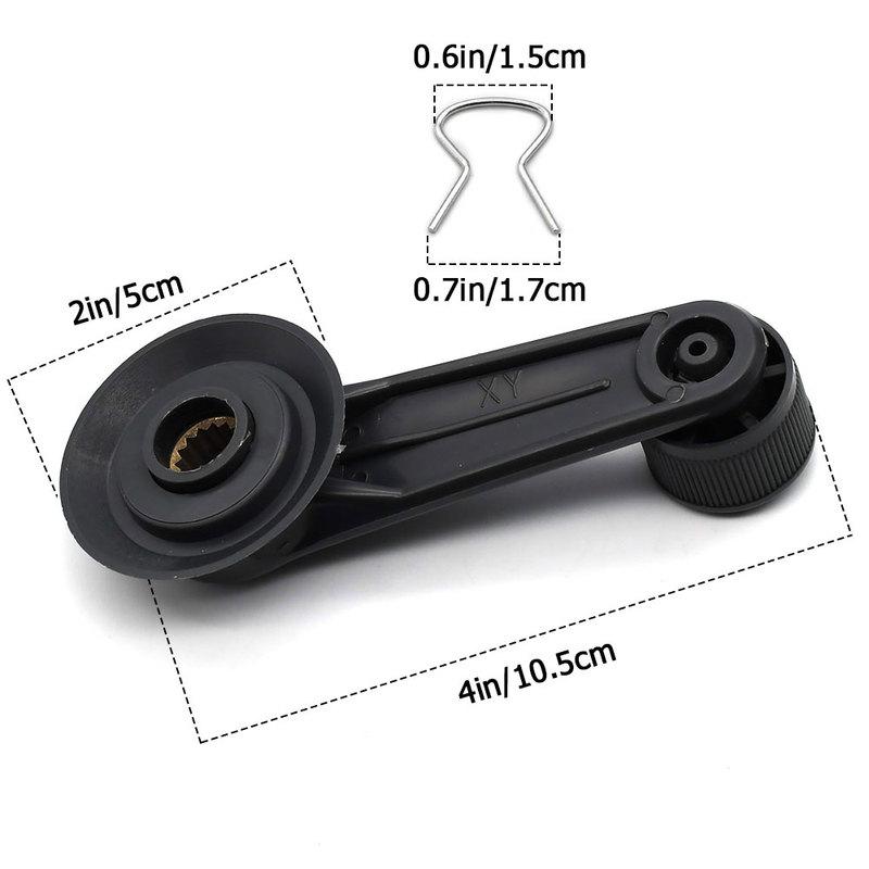 2 Pcs For Toyota 4Runner Corolla Land Cruiser Car Window Connect Winder Handle Crank Door Lever Handle Replaces Car Accessories