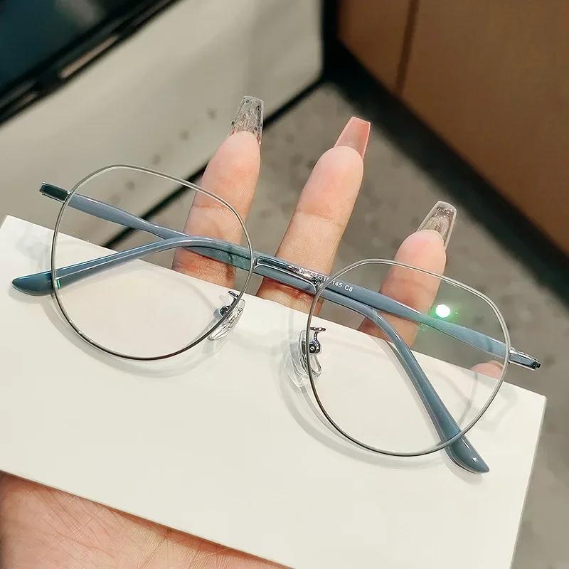 Luxury Myopia Glasses for Women Vintage Blue Light Blocking Unisex Eyewear Fashion Minus Sight Eyeglasses 0 To -4 0