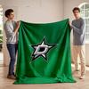 Green Star with Bold 'D' Logo Print Blanket Soft and Cozy Perfect for the Living Room Bed Sofa or a Nap,gift