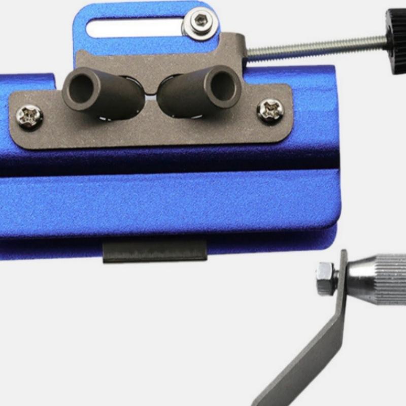 Easy Portable Chainsaw Sharpening Jig Aluminium Alloy Chainsaw Sharpener with Grinder Stones Chain Saw Drill Sharpen Tool