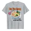 Tom Yum Goong Thai Food Aquarell T-Shirt für Unisex Damen Lässig Kurzarm Rundhals Entspannte Passform Hochwertige Baumwolle Oberteile T-Shirt