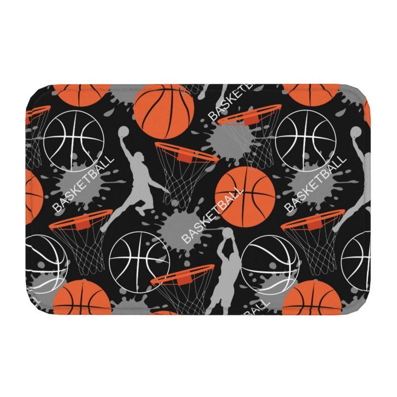 Baseball Basketball Football Doormat Non-Slip Bath Kitchen Mat Toilet Door Floor Entrance Carpet Rug