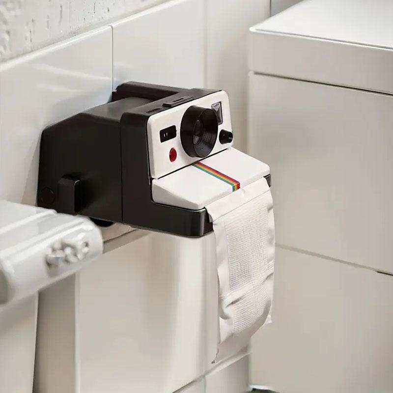 Retro Camera Toilet Paper Roll Holder Wall Mounted Toilet Paper Holder Paper Dispenser for Bathroom Tissue Toilette Appareil