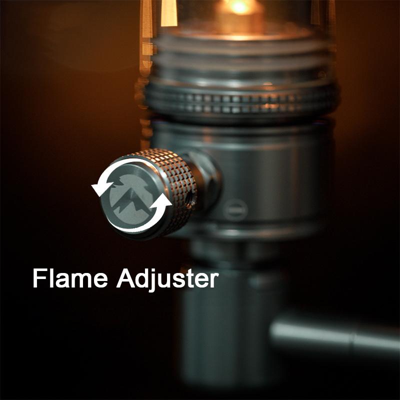 Tragbare Gaslicht-Camping-Kerzenlaterne, Zeltlaterne für Wandern, Rucksackreisen, Picknick, Angeln