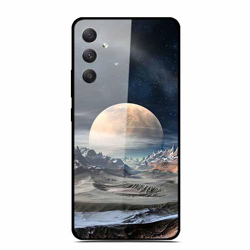 Starry Sky Tempered Glass Phone Case for Samsung A35 5G - Men's & Women's Models
