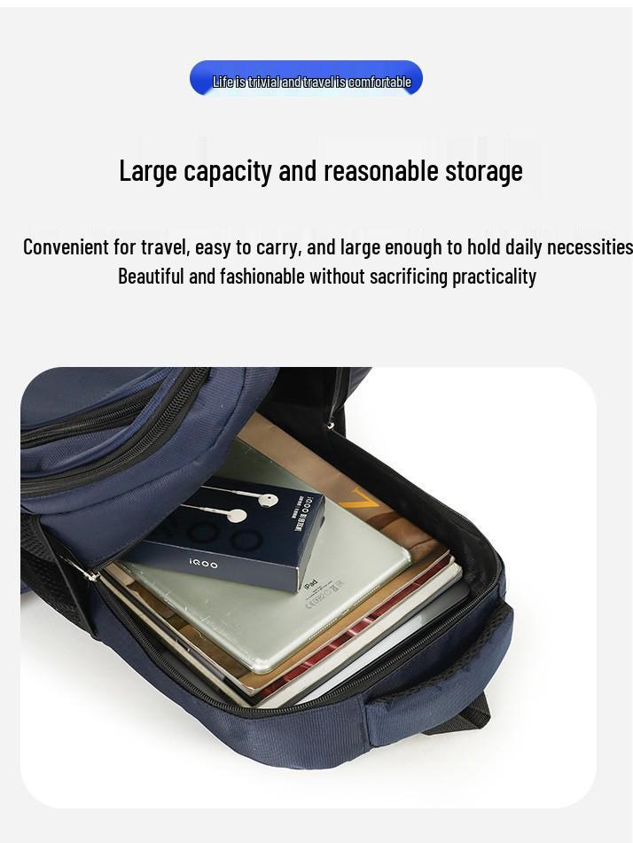 Large Capacity Casual Fashion Laptop Backpack for Students & Professionals