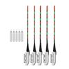 Indicatore di abboccata da pesca Luce LED Rimovibile Clip sulla Punta della Canna Bastoncino Luminoso Impermeabile LED Luce per Punta di Canna da Pesca Notturna