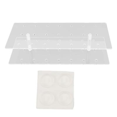 Cake Pop Ständer 21 Löcher Klares Acryl Lutscher Display Halter für Hochzeiten Babypartys Geburtstag