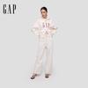 GAP Women's Fleece-Lined Embroidered Logo Hoodie