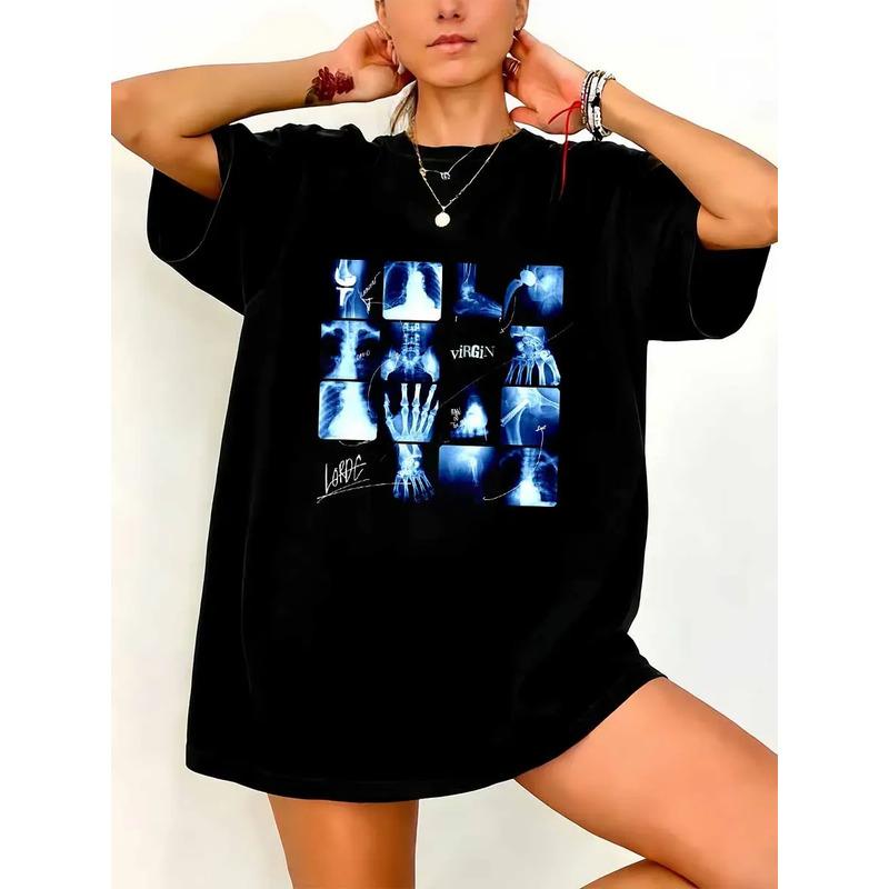 Camiseta Lorde Tour Merch Tour Lorde,2026 New Style S разноцветный