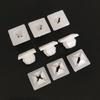 60pcs Bumper License Plate Nut Bracket Clip Fasteners Car Rivets For Chevrolet GM 4755299 3907444 A11719 A8435 #14 Screw Grommet