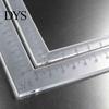 Professional Paper Crafting Gauges 7Pcs/Set Acrylic L-Shaped Positioning Ruler, Tool with Centimeter Scale, 7 Border Offset Rulers Sizes Square Ruler