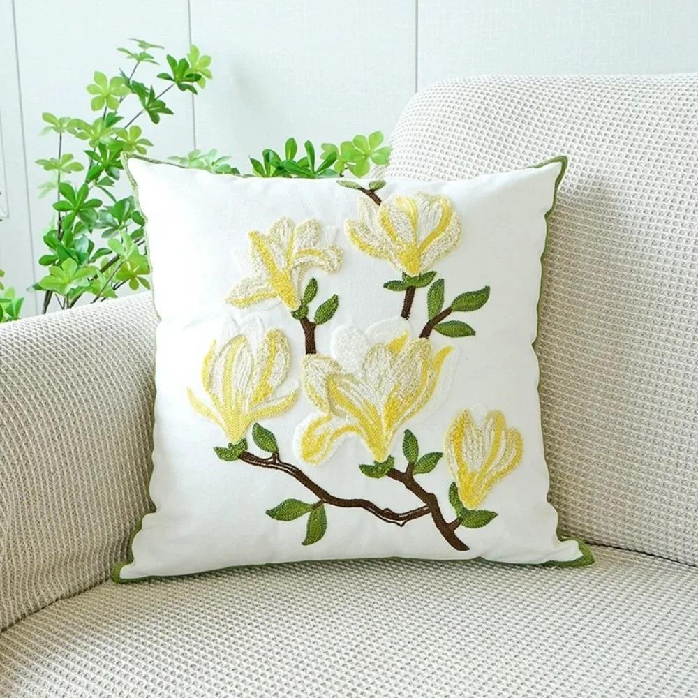 Home Decor Floral And Botanical Pattern Pillow Covers Pattern Cushion Cover Suitable For Sofa Bedroom Car Pillow Cover