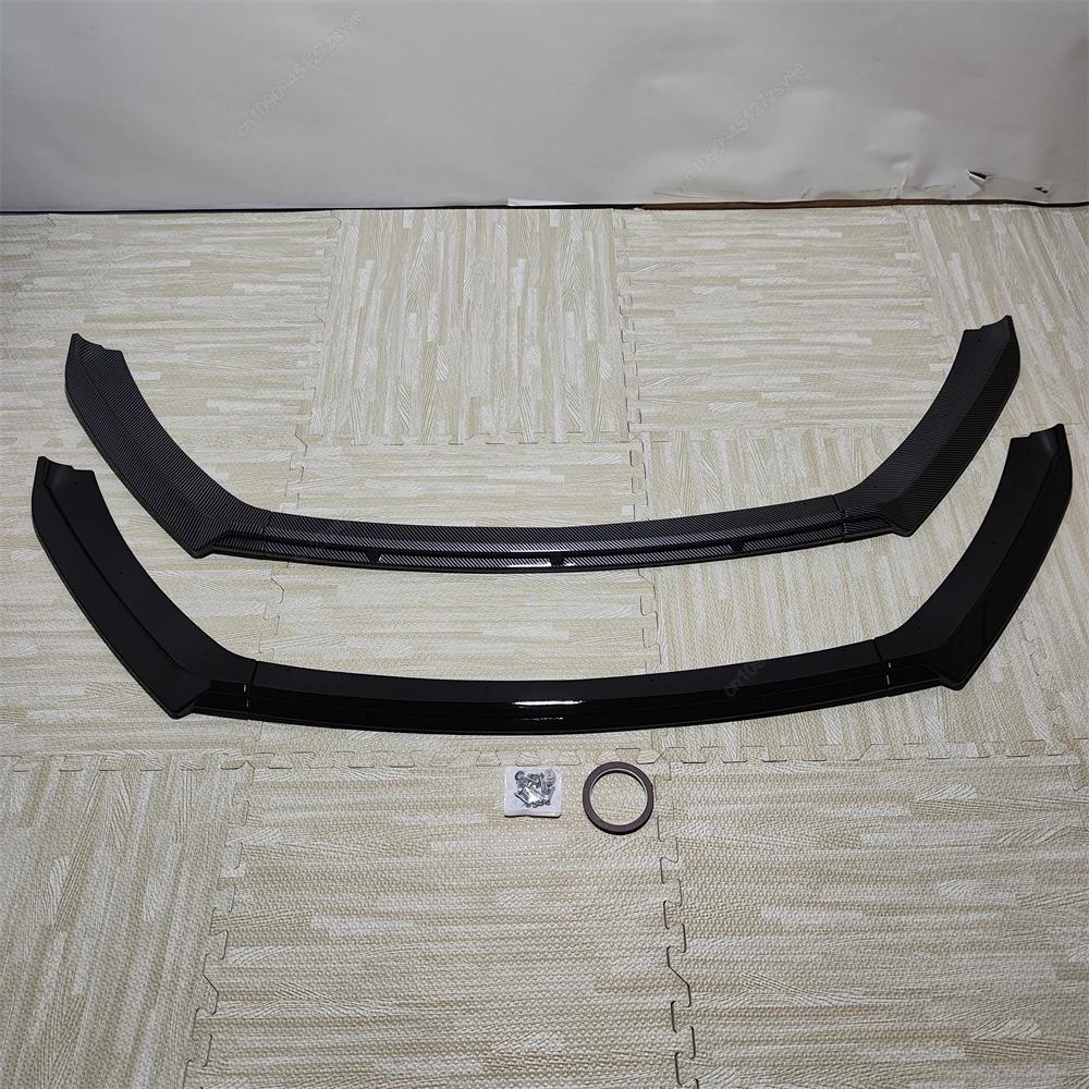 3Pcs Front Bumper Splitter Lip Diffuser Body Kits For Seat Leon 3 MK3 5F TDI TSI ST SC 2012-2016 Tuning ABS Spoiler Accessories