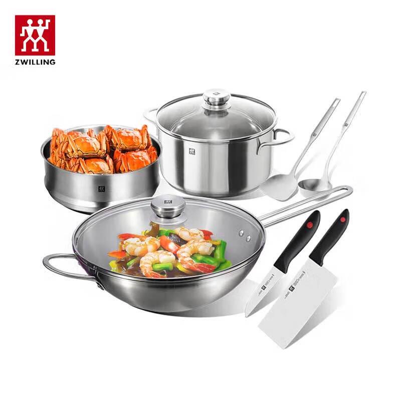 Zwilling Nova Plus Stainless Steel Cookware & Cutlery Set