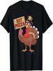 Truthahn Isst Pizza Lustiger Thanksgiving Veganer Kleinkind Jungen Kinder T-Shirt