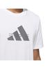 Adidas Tech Badge of Sport Short Sleeve White Size T-Shirt, LOO46, Men's, (HE9939), J/M