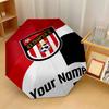 Southampton FC Automatic 3‑Fold Umbrella 8‑Rib Windproof Folding Umbrella Sun Rain Protection For Outdoor Travel Daily Use