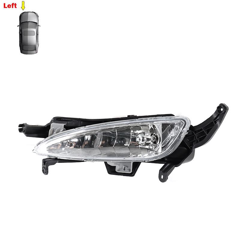 Car Accessories Front Bumper Black Bezel Cover Fog Lamp For KIA Optima K5 2010-2013 Auto LED DRL Daytime Running Light Assembly