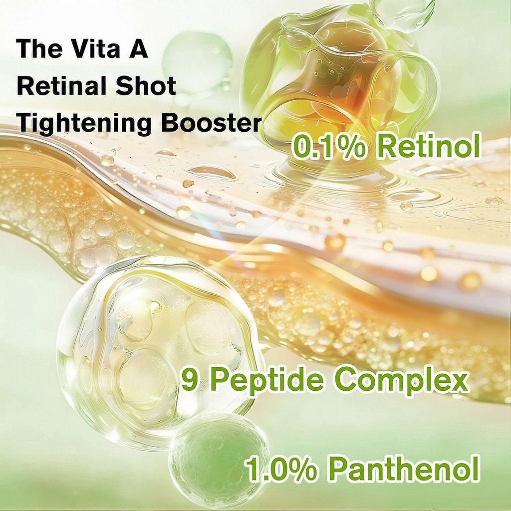 Retinol Boosting Shot Ampoule, Retinol Face Serum for Face, Anti Aging & Firming Treatment, Firms Skin, Deep Moisturizing, Plumps Skin for All Skin Ty