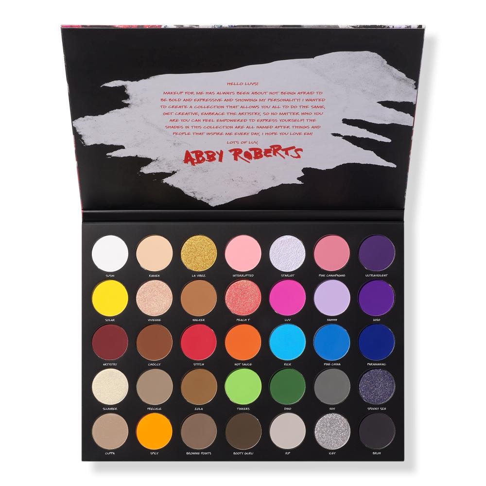 

Morphe Morphe X Abby Roberts Палитра Artistry на 35 панов