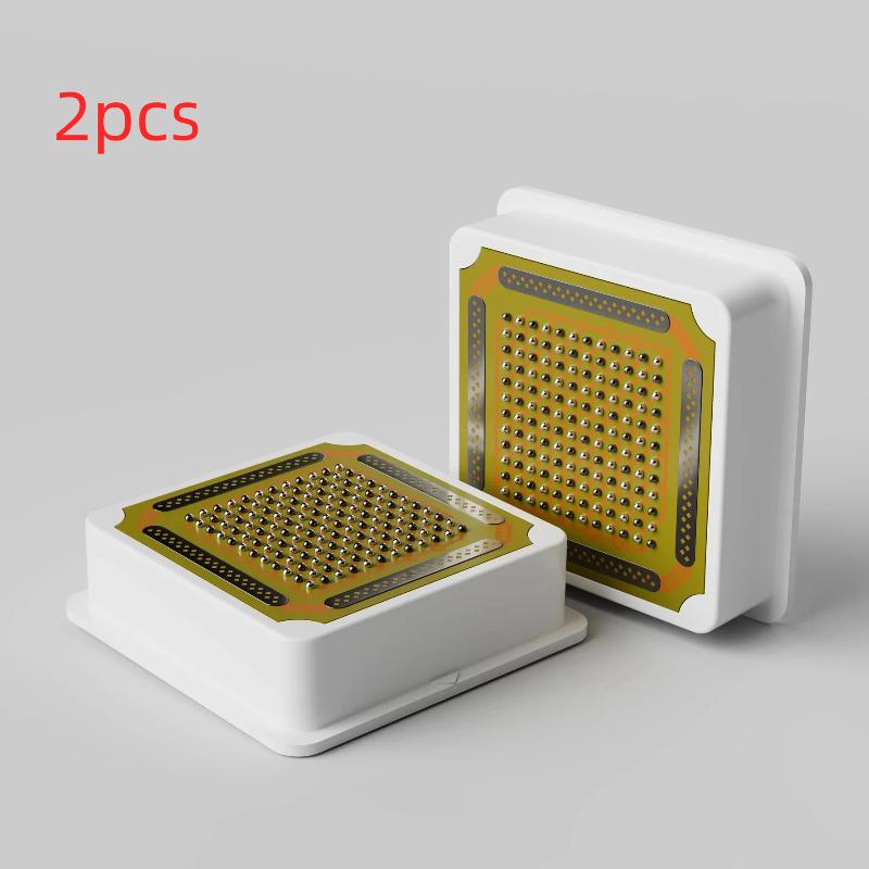 2Pcs Dot Matrix Skin Tightening Wrinkle Removal Face Massager Electric Facial Lifting Machine Replace Heads For Home Use