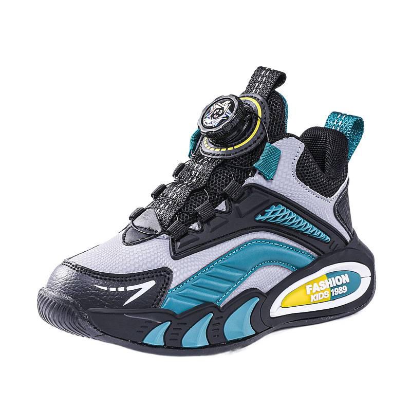 Classmates Girls Sneakers Spring and Autumn 2025 New Rotating Button Shoes Lightweight and Breathable Girls' Children's Shoes