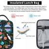 Lunch Bag Tropical Floral Convenient Lunch Box For Child Birds Picnic Cooler Bag Casual Waterproof Tote Food Bags Christmas