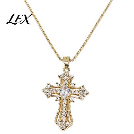 Retro Religious Pendant Necklace Catholic Christian Necklace, Colorful Rhinestone Statement for Women Daily Wear, Jewelry Gift Elegant