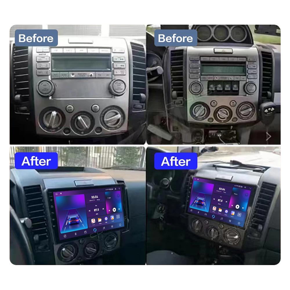 Android Car-Play Car Radio For Ford Ranger 2007-2011 Multimedia Player Head Unit Stereo GPS Navigation BT WIFI,2+64GB