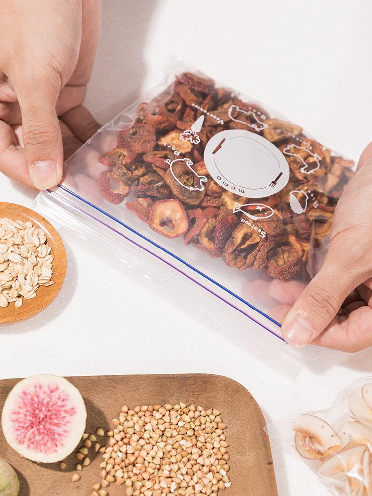 206AAC Japanese Fresh-Keeping Bag, 16x14cm, S Size, 20 pcs - Ideal for Food Storage in Fridge.