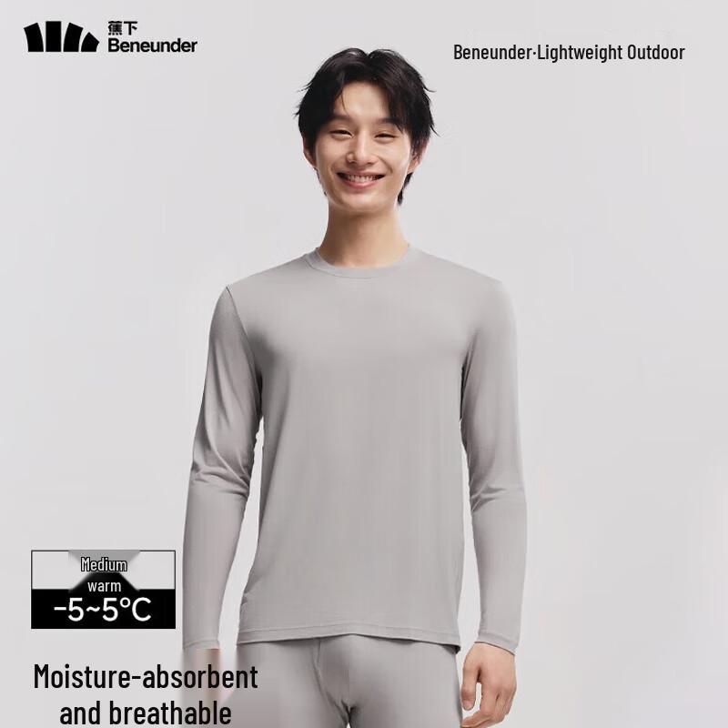 

Beneunder Men s Mid-Warmth Base Layer Top GP115 XL