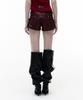 Opeoseu0012 Op. 08 Villain Leather Micro Pants Burgundy