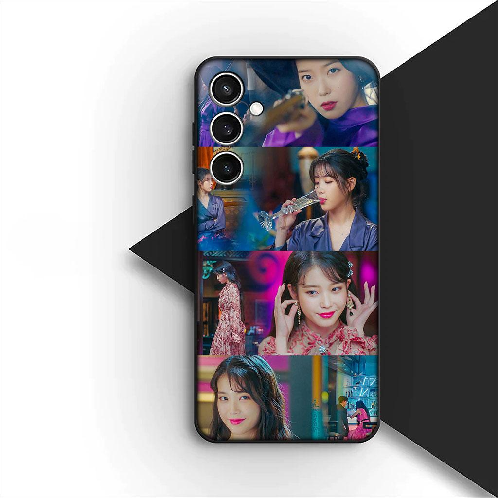 Phone Cover for Samsung Galaxy S25 S24 S23 FE Ultra Plus S7 Edge S25+ S23+ A56 5G Soft Silicone Case Lee Jieun Poster iu Jieun