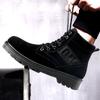 Men Steel Toe Safety Shoes Autumn Winter Work Boots For Men Anti-Smashing Non-Slip Construction Protective Working Sneakers