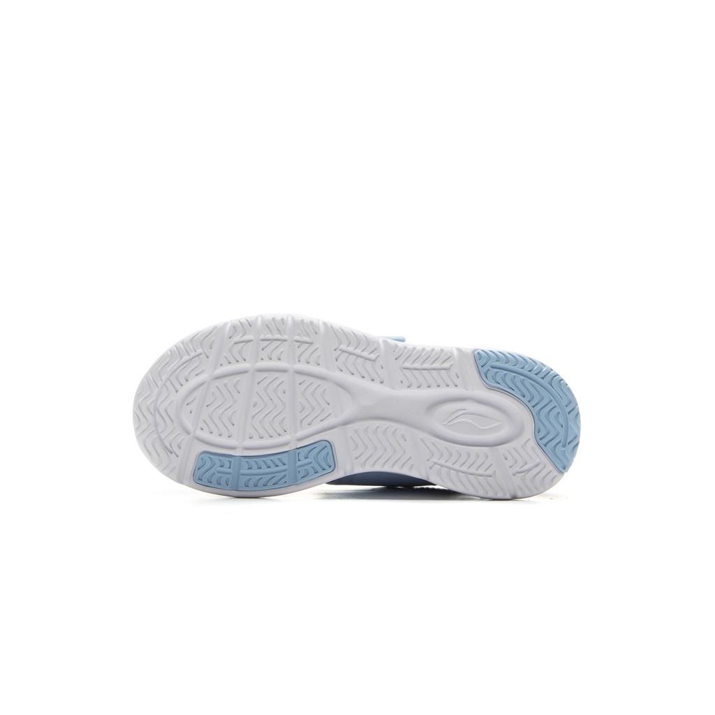 Li Ning Kids Sports Lifestyle Series Antibacterial Comfortable Casual Shoes Kids Casual Shoes Deep-Navy Aurora-Blue Standard-White YKNU118-3