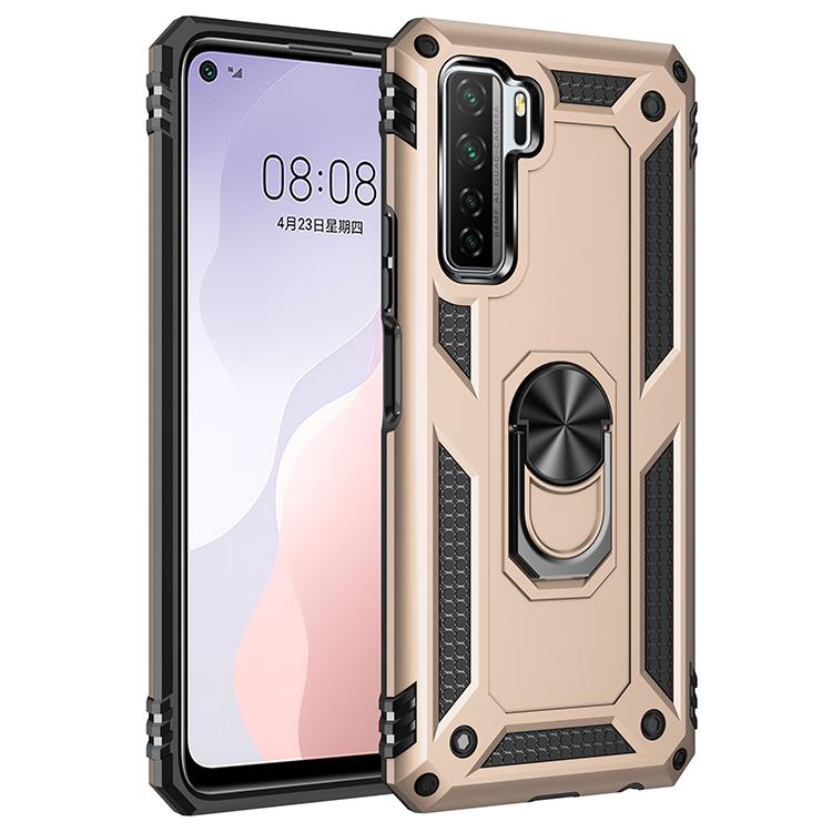 Case for P40 Lite 5G Armor Rugged Military Shockproof Magnet Car Holder Ring Cover for Huawei P 40 Lite 5G