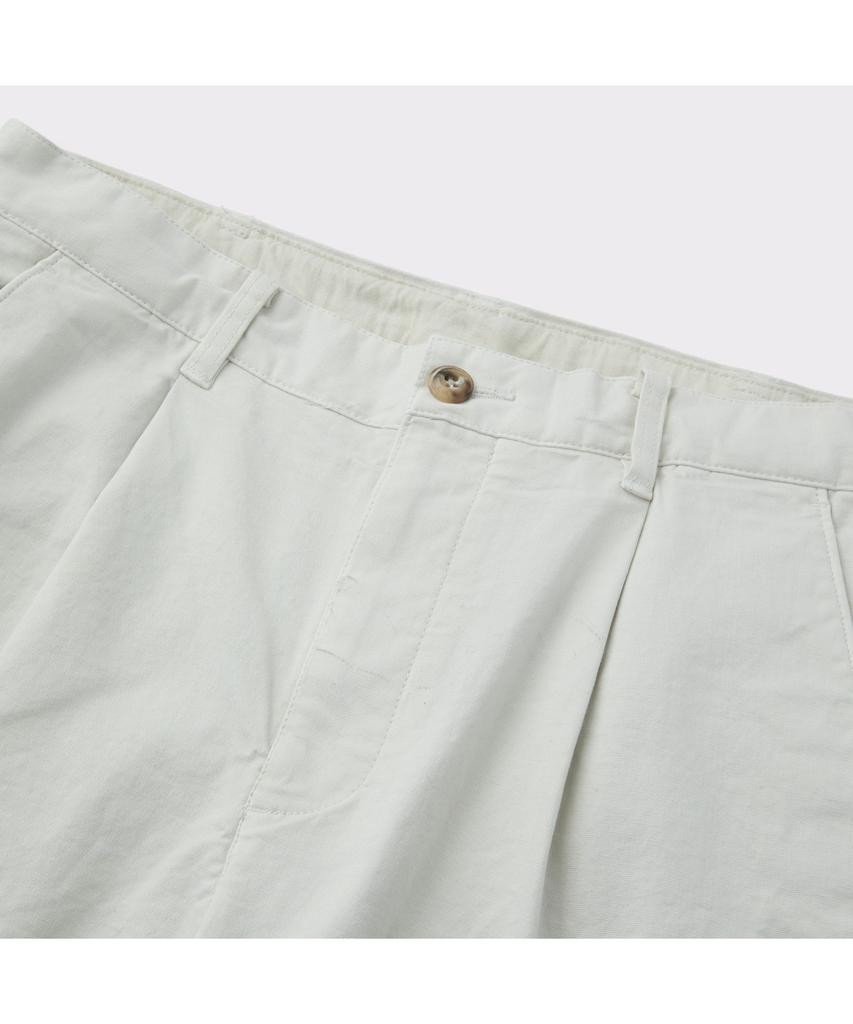Henlikoteun [British Sporting Club] Garment Dyeing One-Tuck Chino Pants Abpam26701Ivx