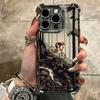 Mountain Bike Bicycle Soft Phone Case For iPhone 15 16 17 Air 14 Pro Max 16E Plus 13 12 Mini Plating Anti-Fall Fundas
