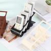 Control Holder Small Desktop Storage Rack with 4 Slots Anti-Slip Base Small