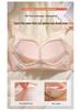 Embroidered Push-Up Lingerie Set: Wireless, Small Bust, Shaping, Side Support, Four-Row Buckle Bra & Panty.