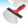 Bucket Scoop 6 Inch Stainless Steel Arc Shaped Wall Paint Plaster Shovel for Construction