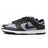 Nike Dunk Coverage Slip Resistant Low top Skateboard Shoes Unisex Black Gray DD1391-100(Team-59)