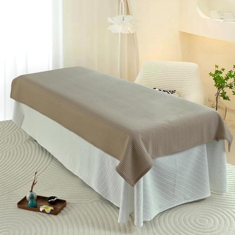 Solid Color High-grade Beauty Massage SPA Club Bedspread Beauty Salon Bed Sheet Therapy Mattress Cover Body Massage Bed Cover