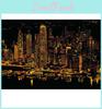 Impressive Magic Scratch Art Scratch Night View Painting Paper Board Stylish Design Educational Play Toys Perfect For Any Occasion