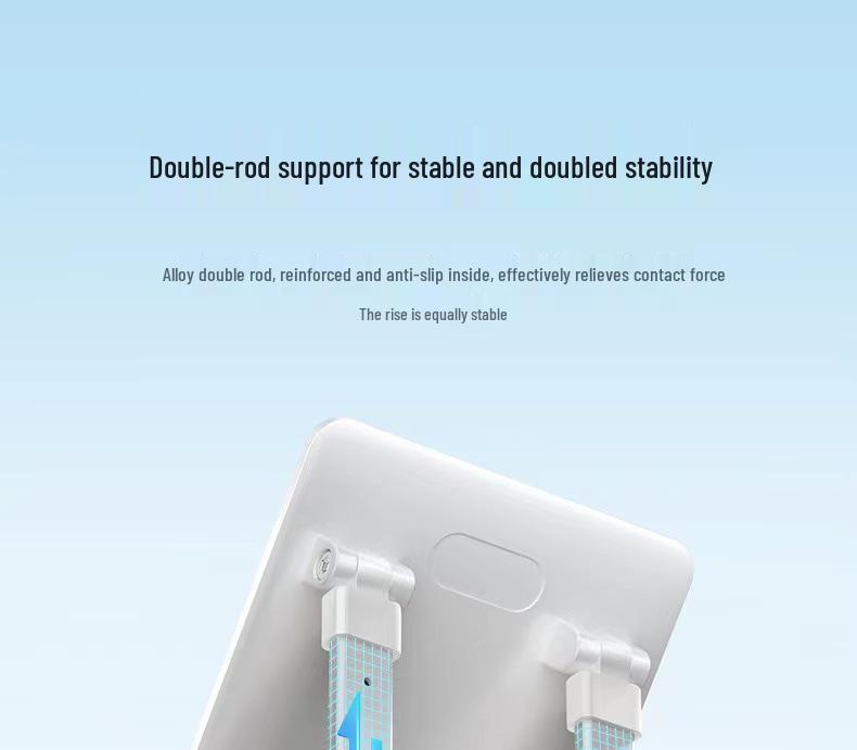 Foldable Metal Tablet Stand for Desktop: Adjustable for Online Classes & Gaming