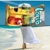 Personalized Customized Proof Beach Towel with Larva Pattern - Soft, Absorbent,quick-drying,perfect Swimming,camping&bathing