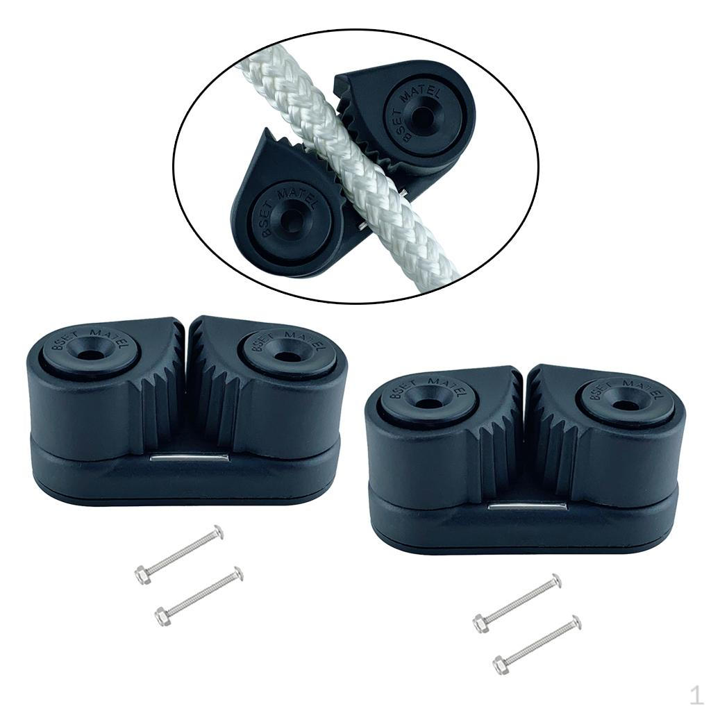 Kaufe 2x Marine Composite Cam Cleat Nylon Sailing Sailboat Ball Bearing