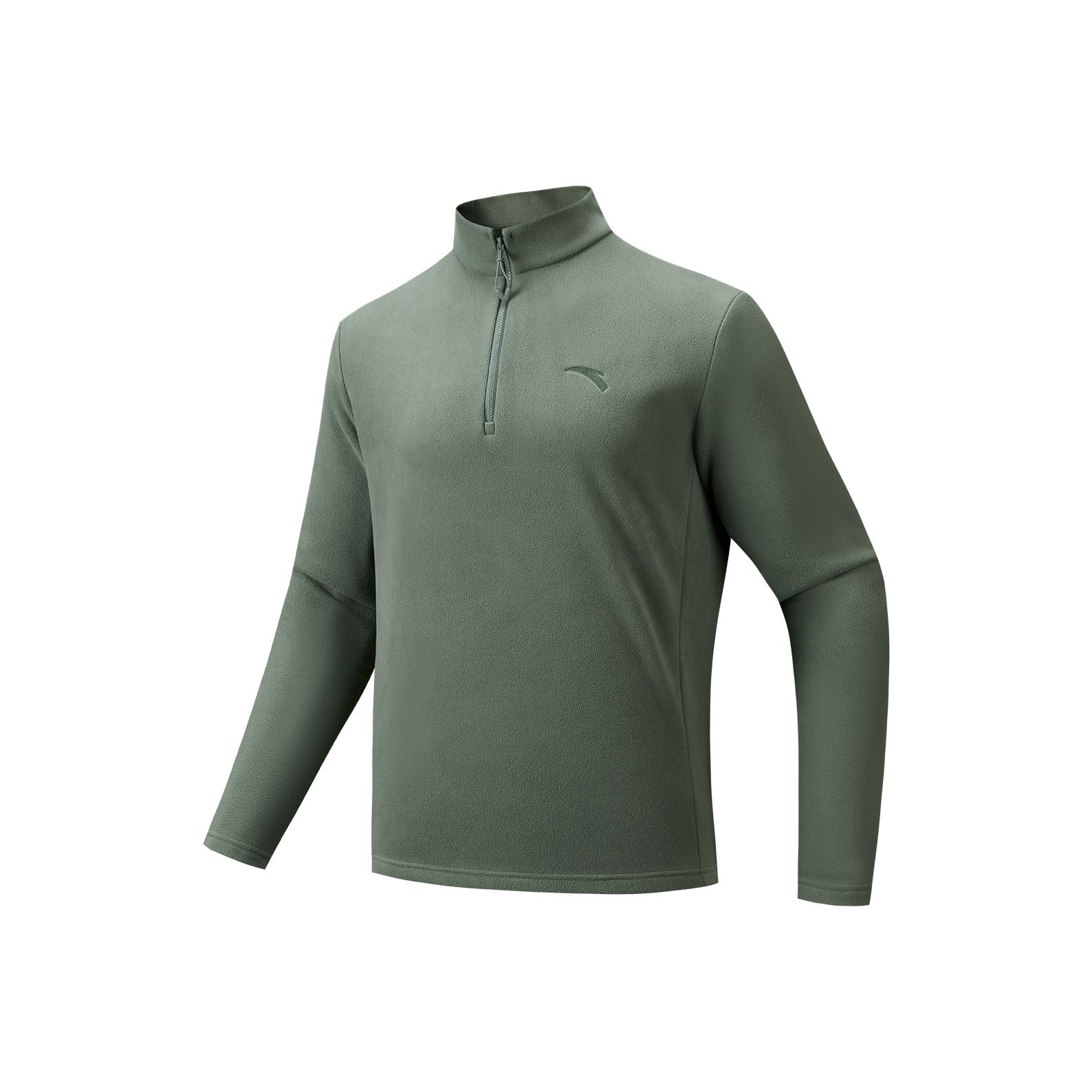 

Anta Пуловер с воротником-стойкой серии Outdoor, удобный, универсальный, однотонный, теплый, повседневный, простой вязаный свитер, унисекс, 972616401-4 M